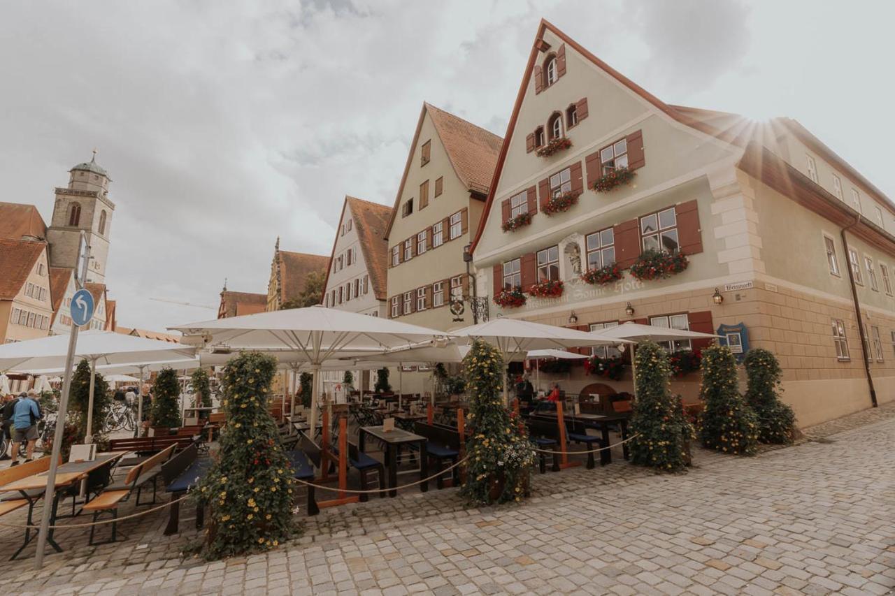 Hotel Gasthaus Zur Sonne Dinkelsbühl Exterior foto